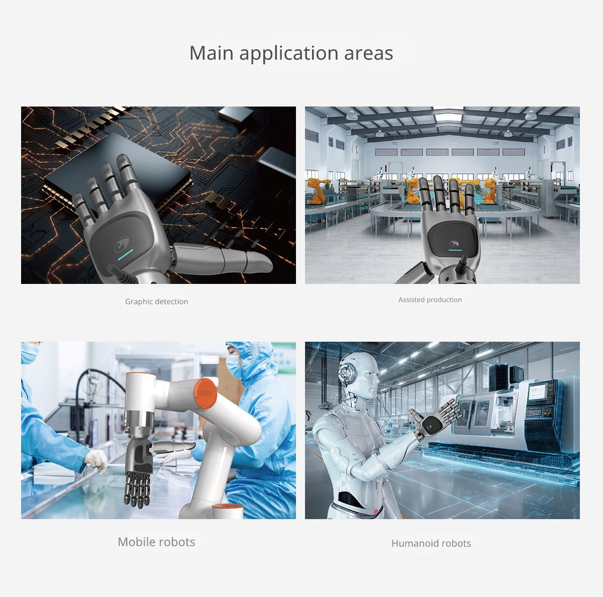 Grasp Mart Dexterous Hand Grasp 3 Industrial Dexterous Hand Grip Force Up to 10N Lifting Load Capacity 5kg - 图片 4