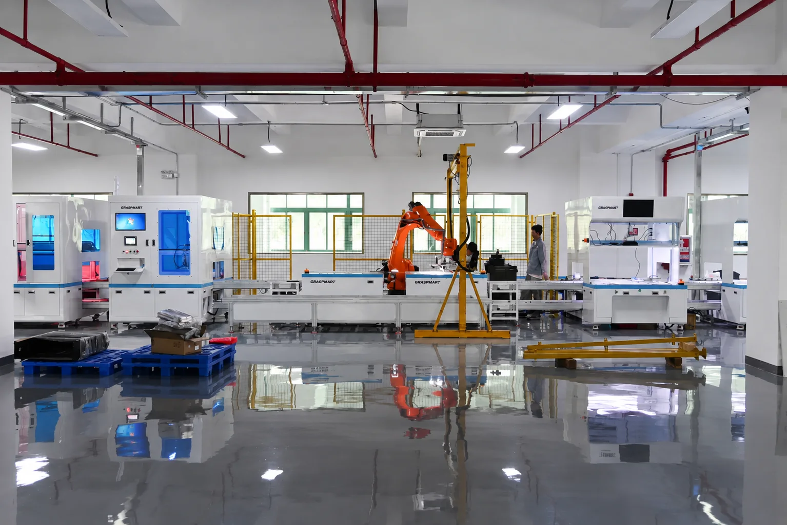 Automated production equipment used for residential battery manufacturing